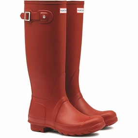 WFT1000RMA-MLR Original Tall Wellington Boots Female Red Weatherproof Fit