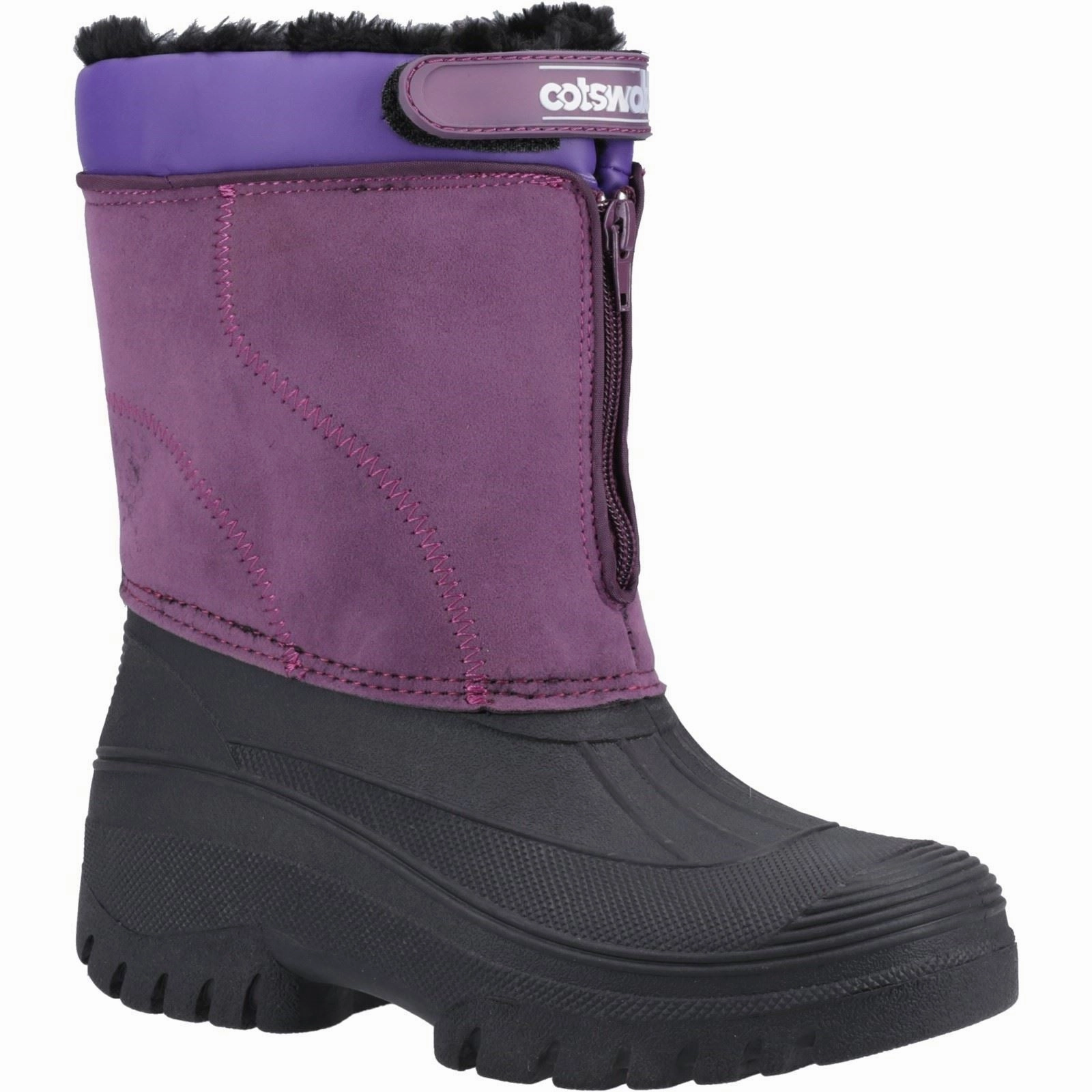 All Weather Protection Cotswold Venture Synthetic Purple Wellington Boots