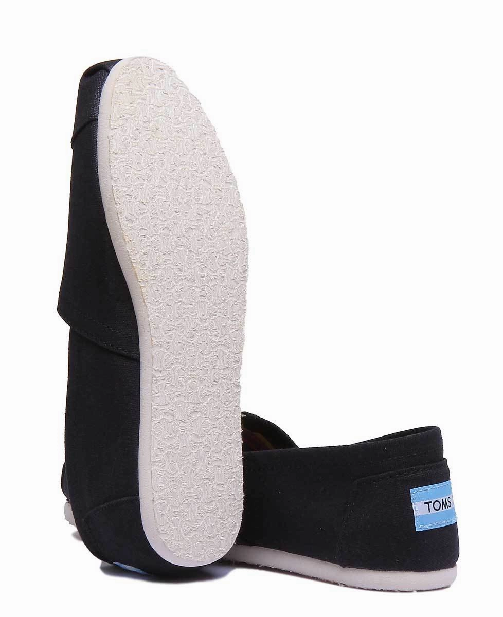 Urban Step Toms Classic Slip On In Black