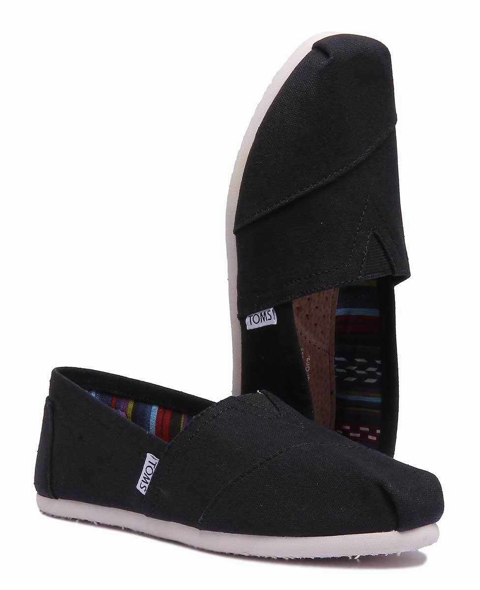 Urban Step Toms Classic Slip On In Black