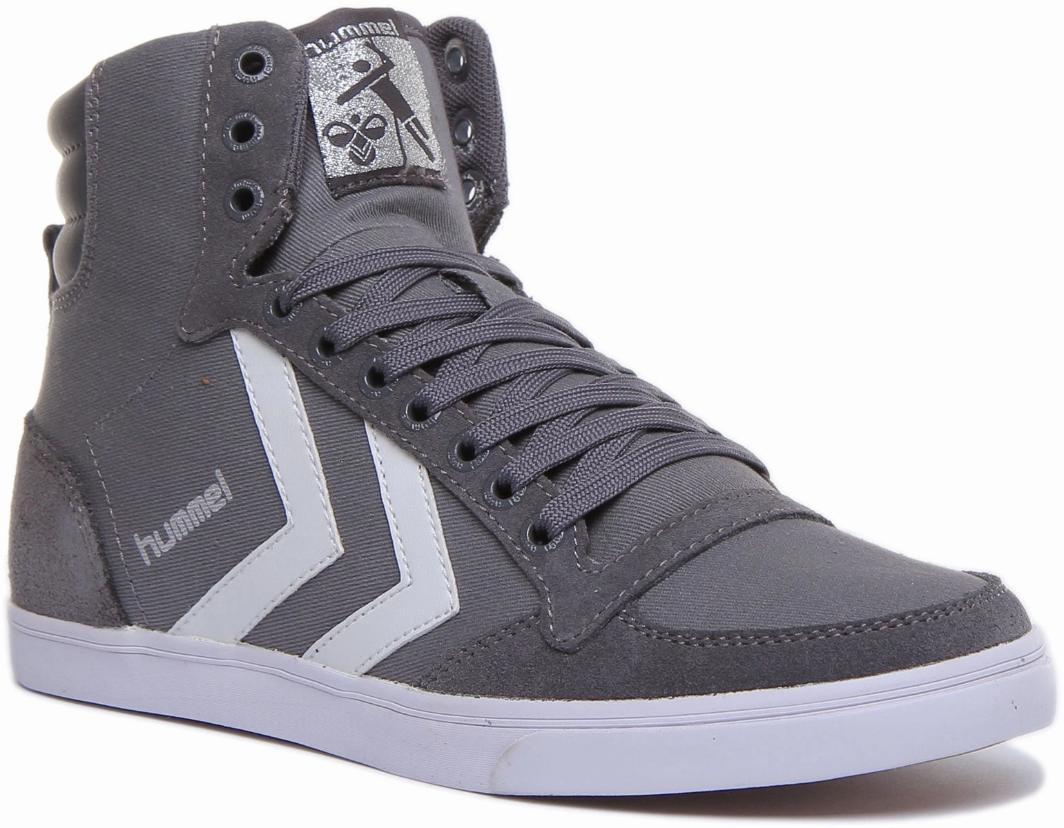 Lightweight Upper Block Walk Hummel Slimmer Sta Hi In Grey White
