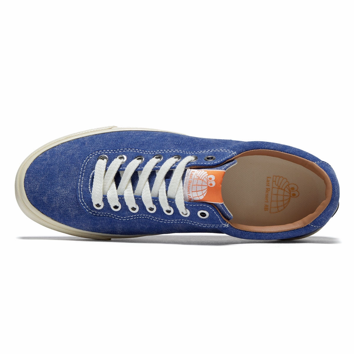 Urban Style Last Resort AB VM001 Canvas Lo Shoes - Washed Royal Blue/White