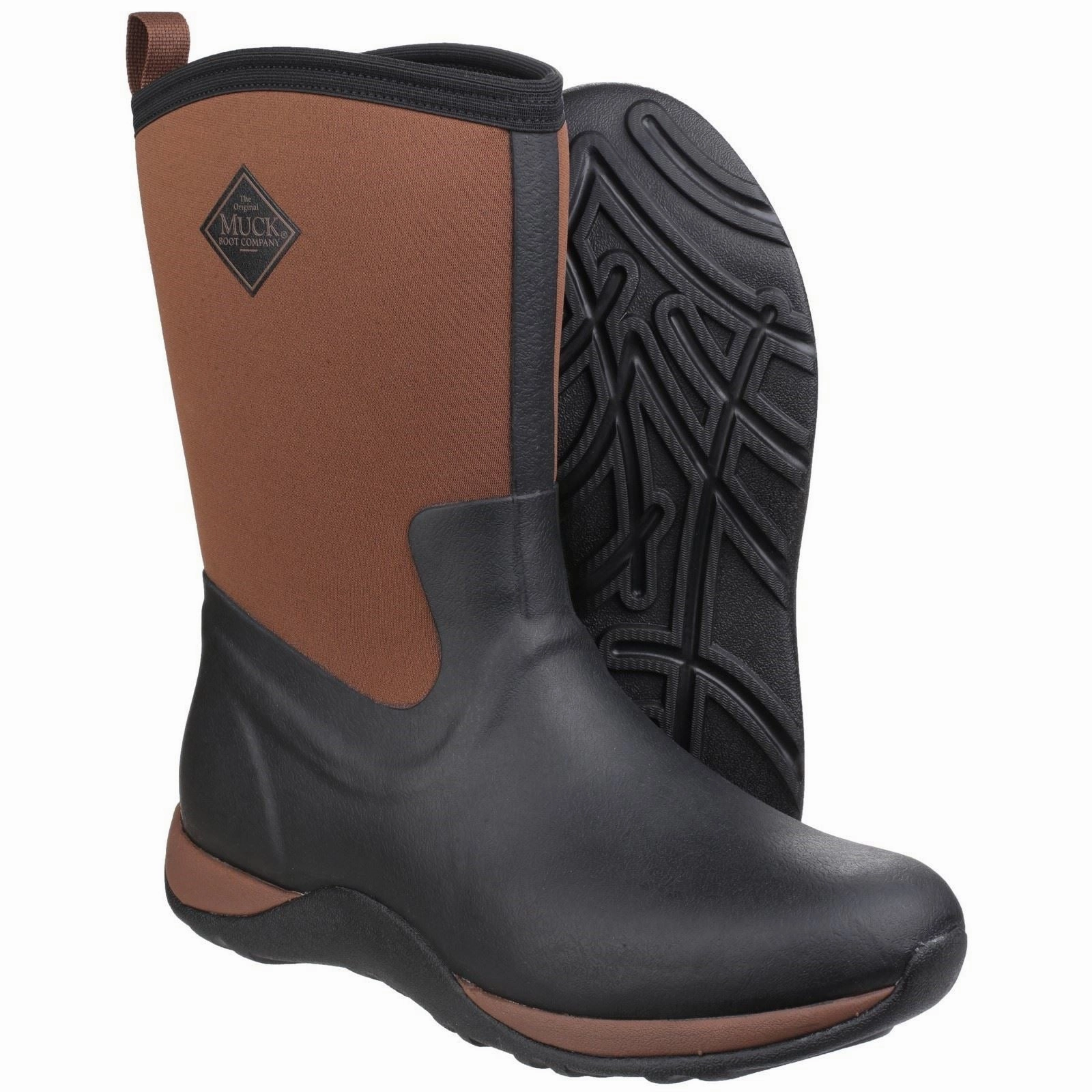 Urban Trek Muck Boots Arctic Weekend Rubber Black/Tan Wellington Boots