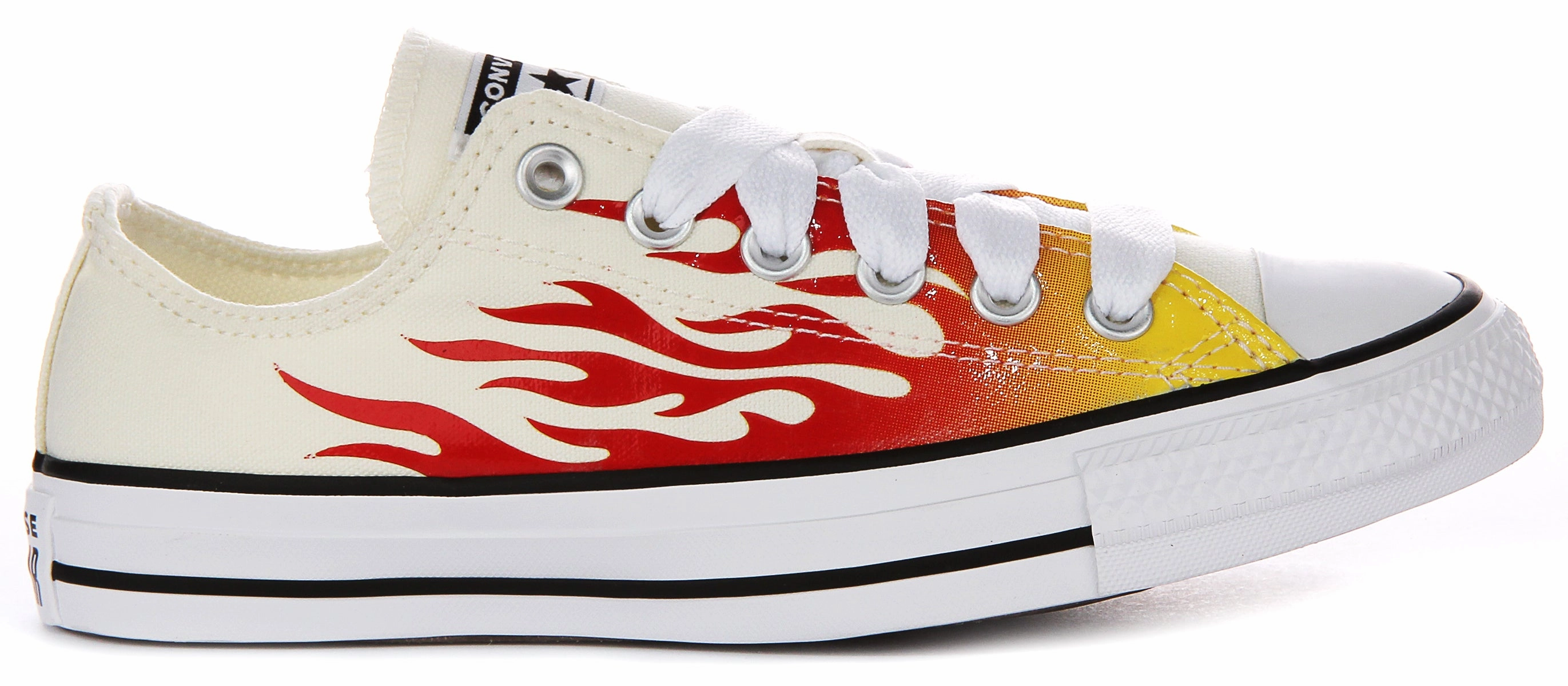 Urban Trend Step Converse All Star Low A09889C In White Red Flame