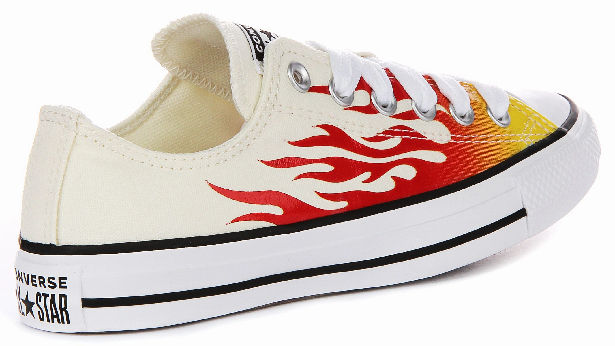 Urban Trend Step Converse All Star Low A09889C In White Red Flame