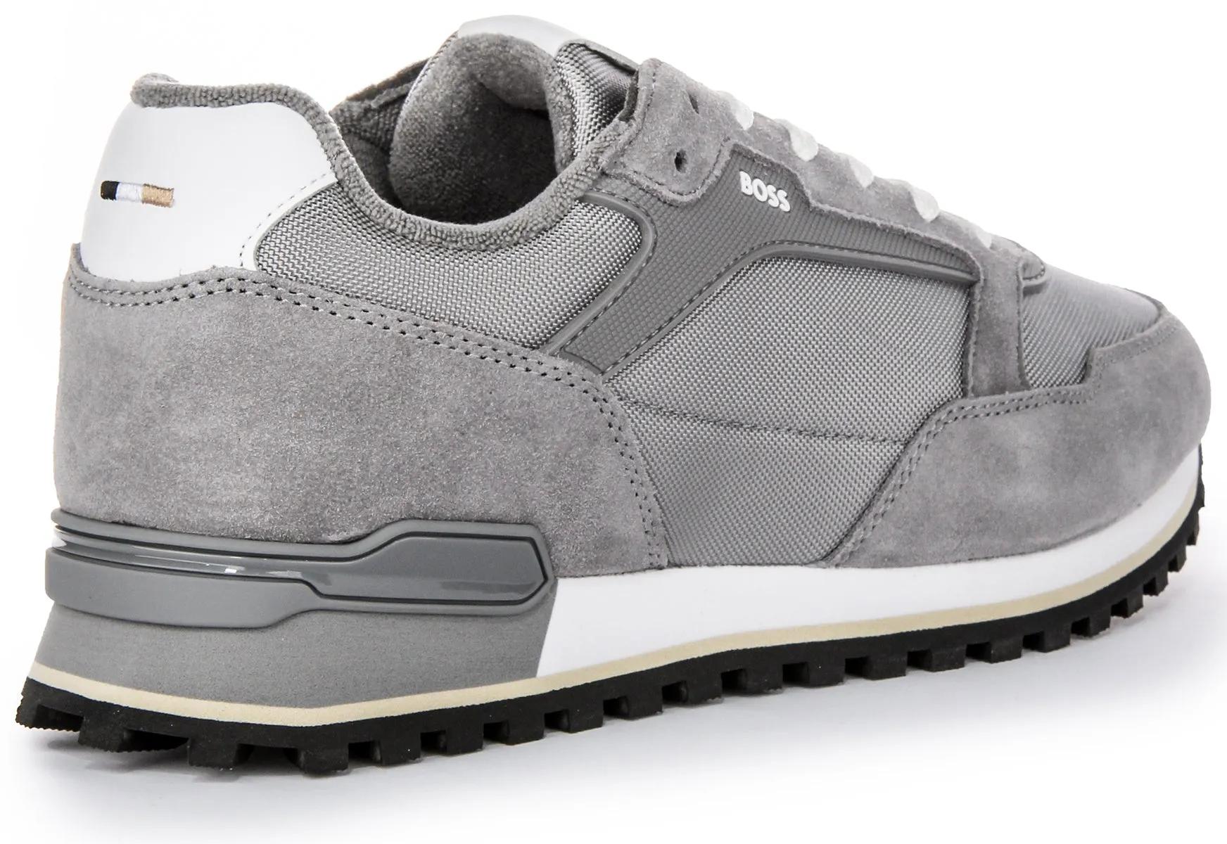 UV resistant Boss Parkour L Runner In Grey For Men