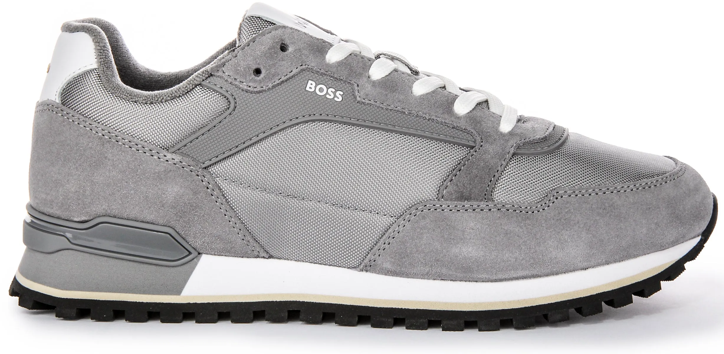 UV resistant Boss Parkour L Runner In Grey For Men