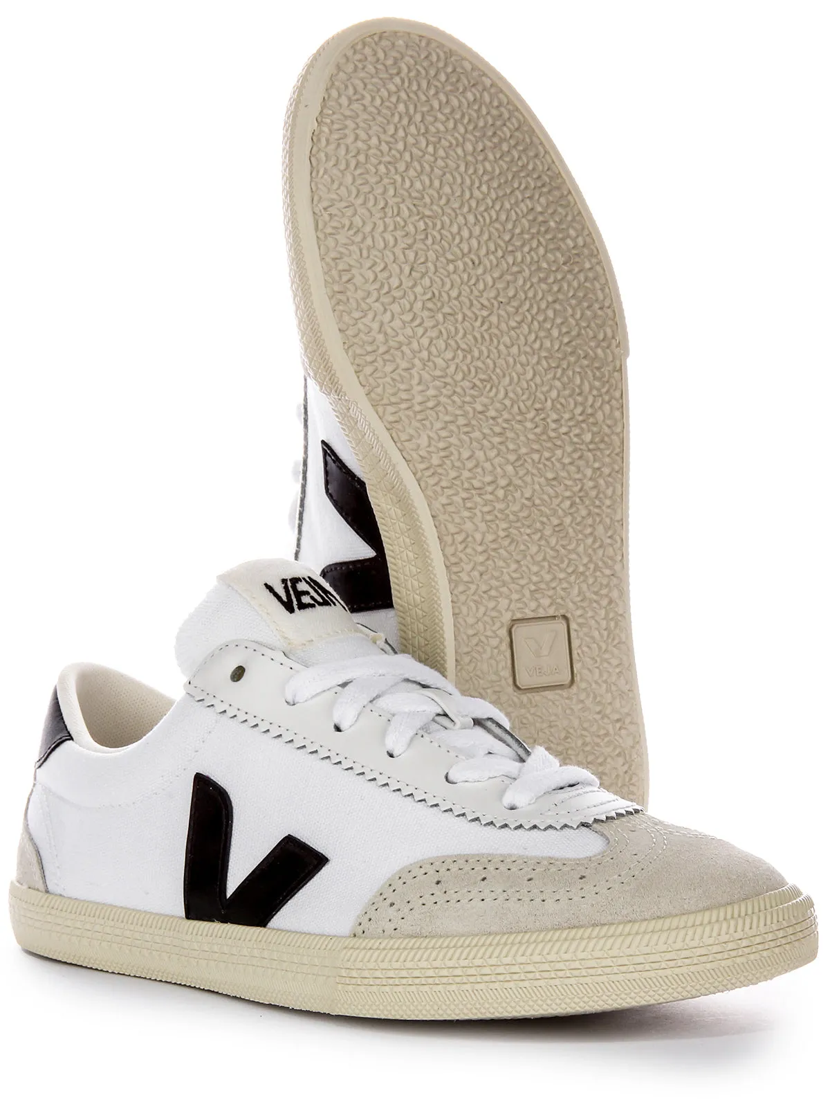 UV resistant Veja Volley In White Black For Women