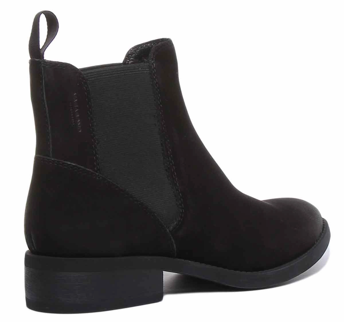 Vagabond Cary In Black Outdoor Footgear