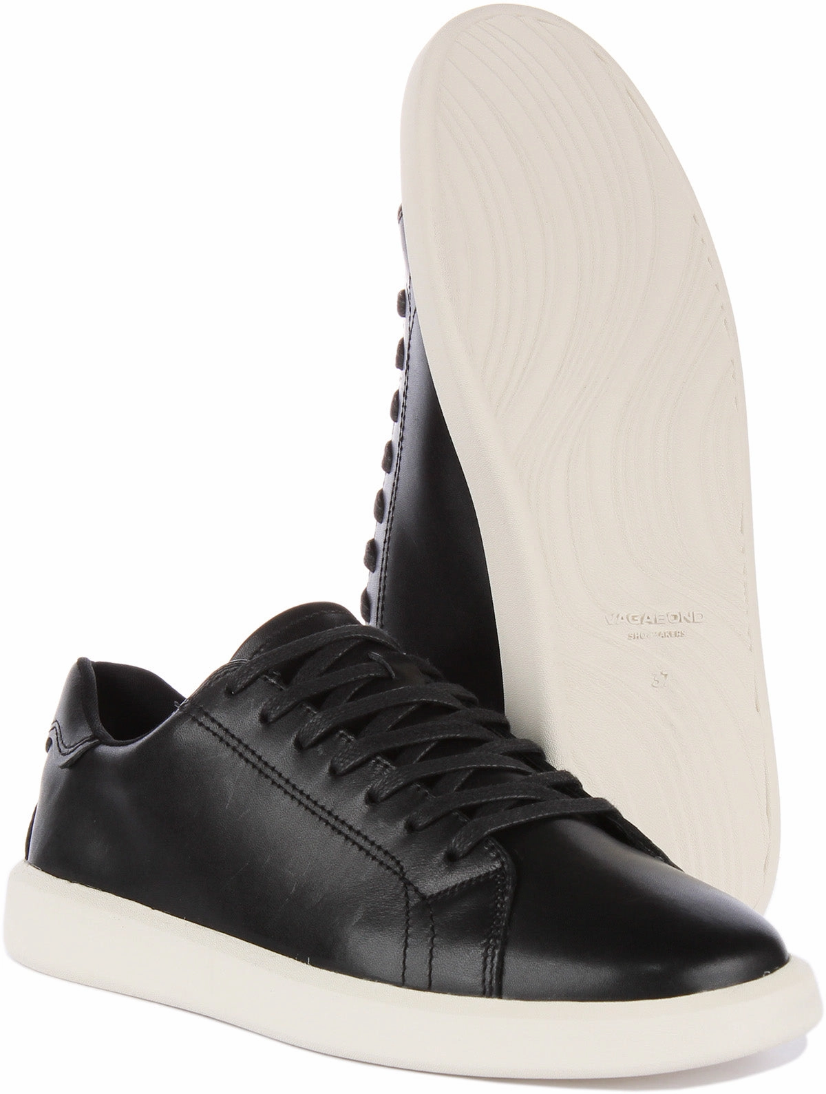 Vagabond Maya In Black White For Women Padded Tongue