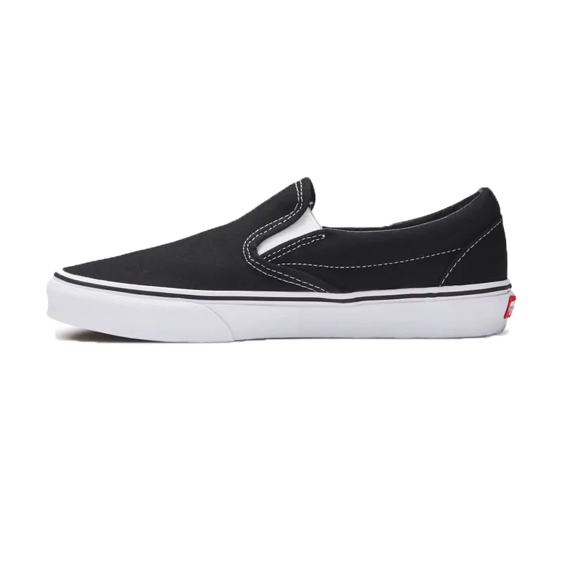 VANS - Classic Slip On - Black - Unisex Lightweight Upper