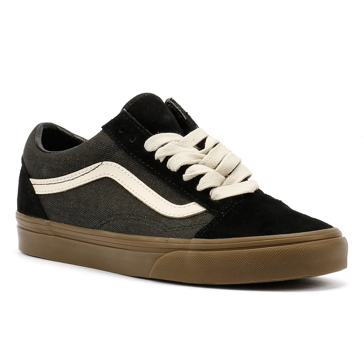 Vans Old Skool Heavy Canvas Black Trainers Boosted style