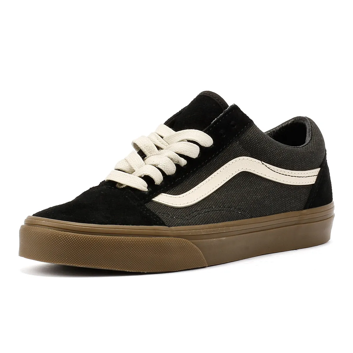 Vans Old Skool Heavy Canvas Black Trainers Boosted style