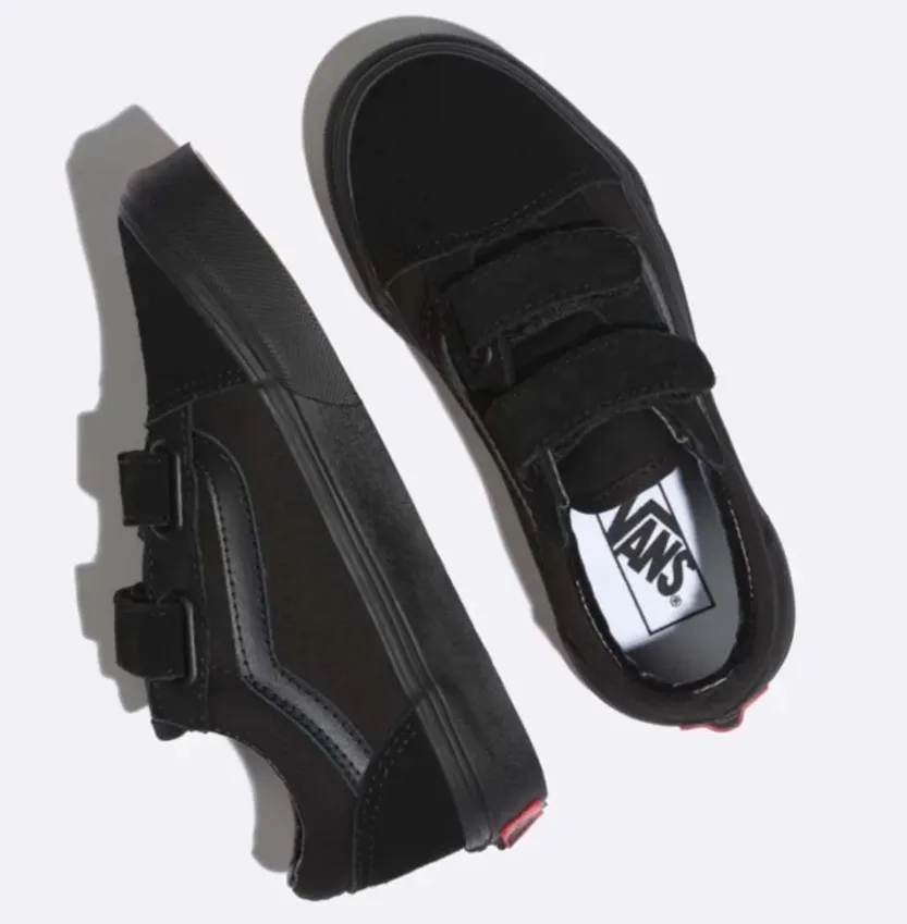 VANS Old Skool V Black/Black Kids (LF) Modern sole
