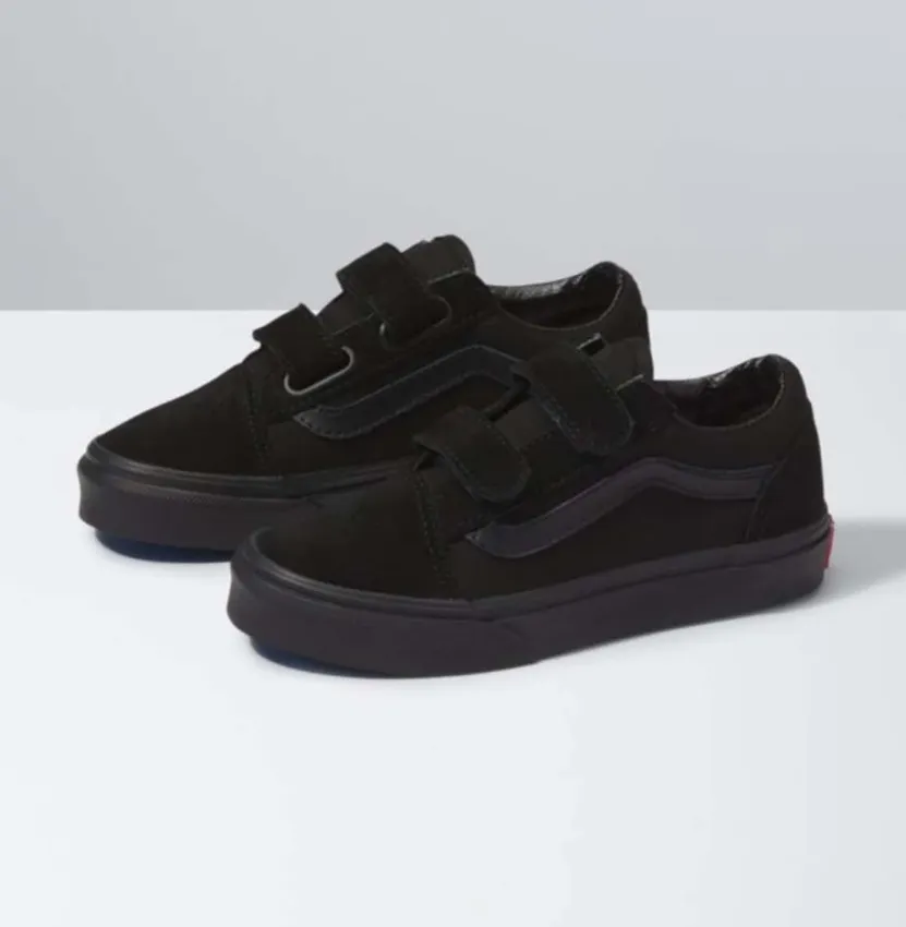 VANS Old Skool V Black/Black Kids (LF) Modern sole