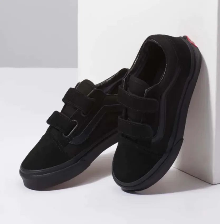 VANS Old Skool V Black/Black Kids (LF) Modern sole