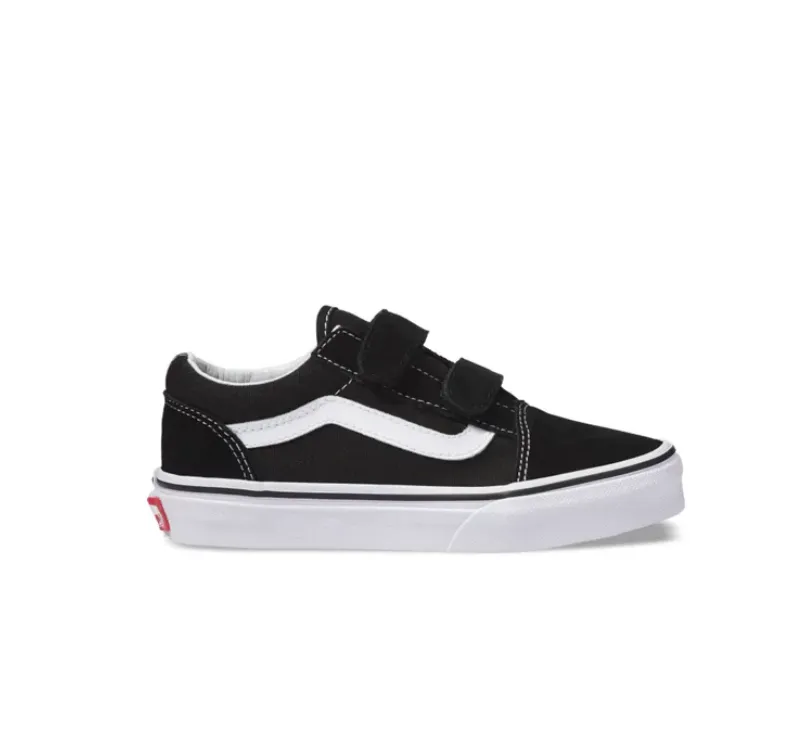 VANS Old Skool V Black/True White Kids VN000VHE6BT (LF) Boosted Height