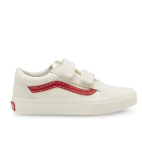 Supportive touch VANS Old Skool V Marshmallow Racing Red Kids (LF)
