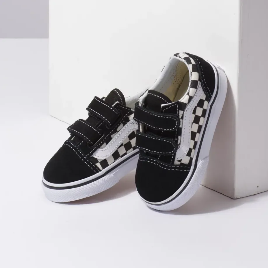VANS OLD SKOOL V PRIMARY CHECK TODDLERS Urban Luxury
