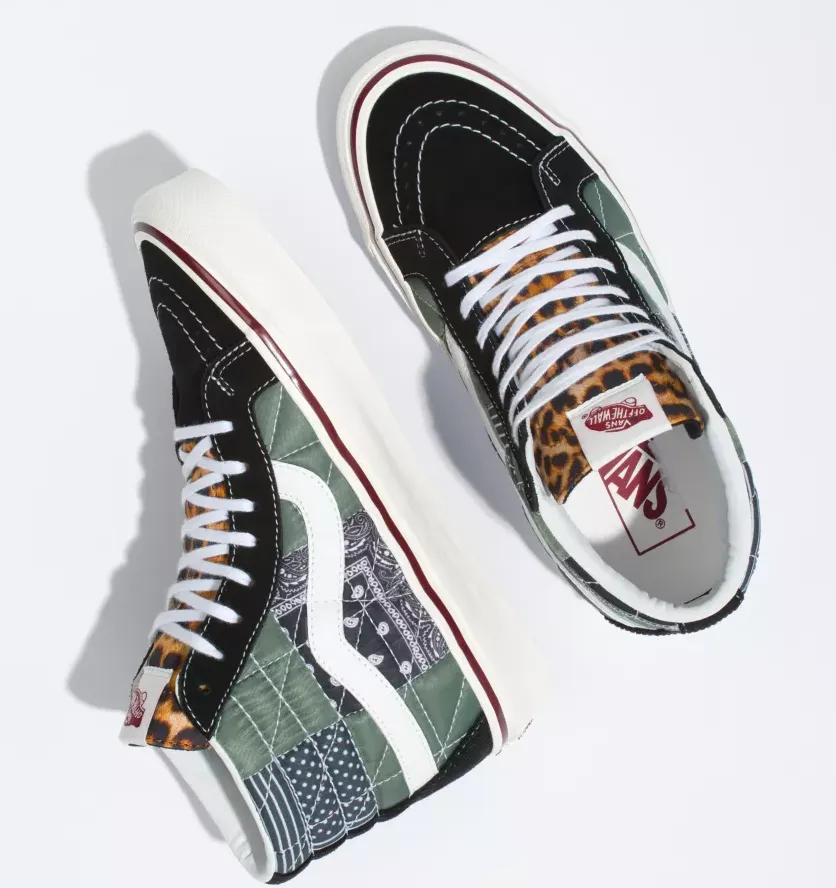 VANS SK8-HI 38 DX PW ANAHEIM FACTORY QUILTED MIX Sculpted cushioning