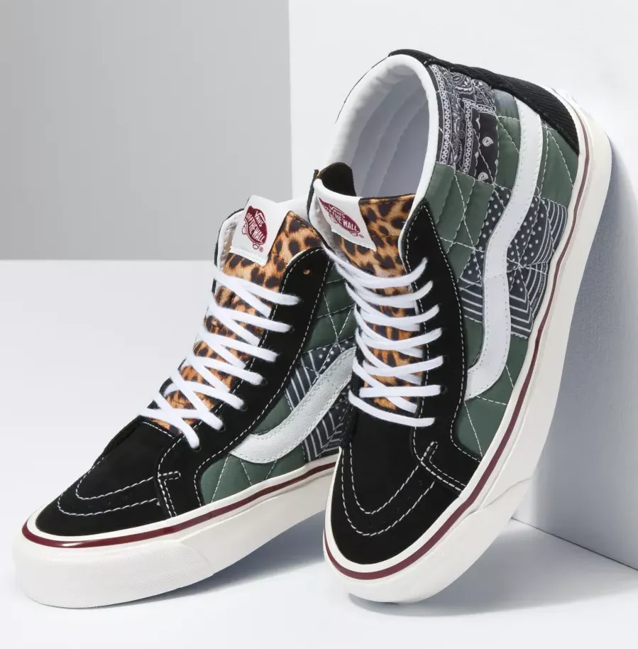 VANS SK8-HI 38 DX PW ANAHEIM FACTORY QUILTED MIX Sculpted cushioning