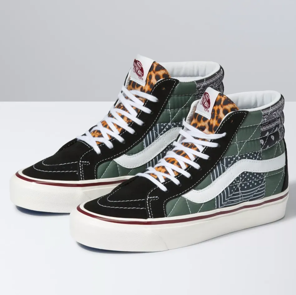 Fashion Staple Travel Style VANS SK8-HI 38 DX PW ANAHEIM FACTORY QUILTED MIX