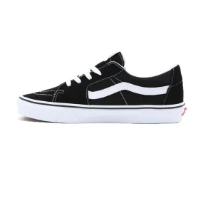 VANS - SK8 Low - Black/True White - Unisex Easy Fit Flexible Fabric