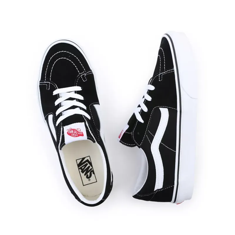 VANS - SK8 Low - Black/True White - Unisex Elevating