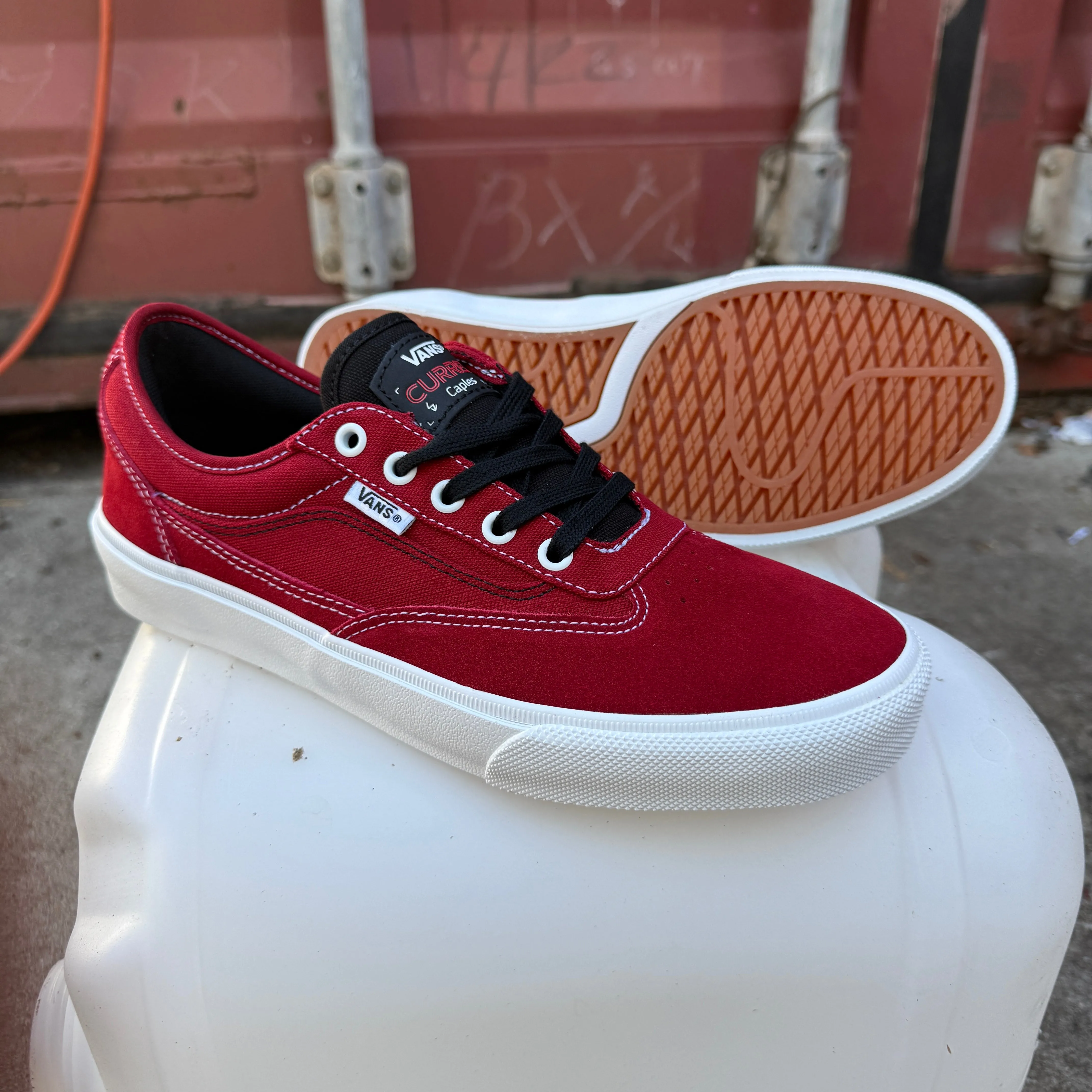 Vans Skate Curren Caples Red/White Timeless silhouette
