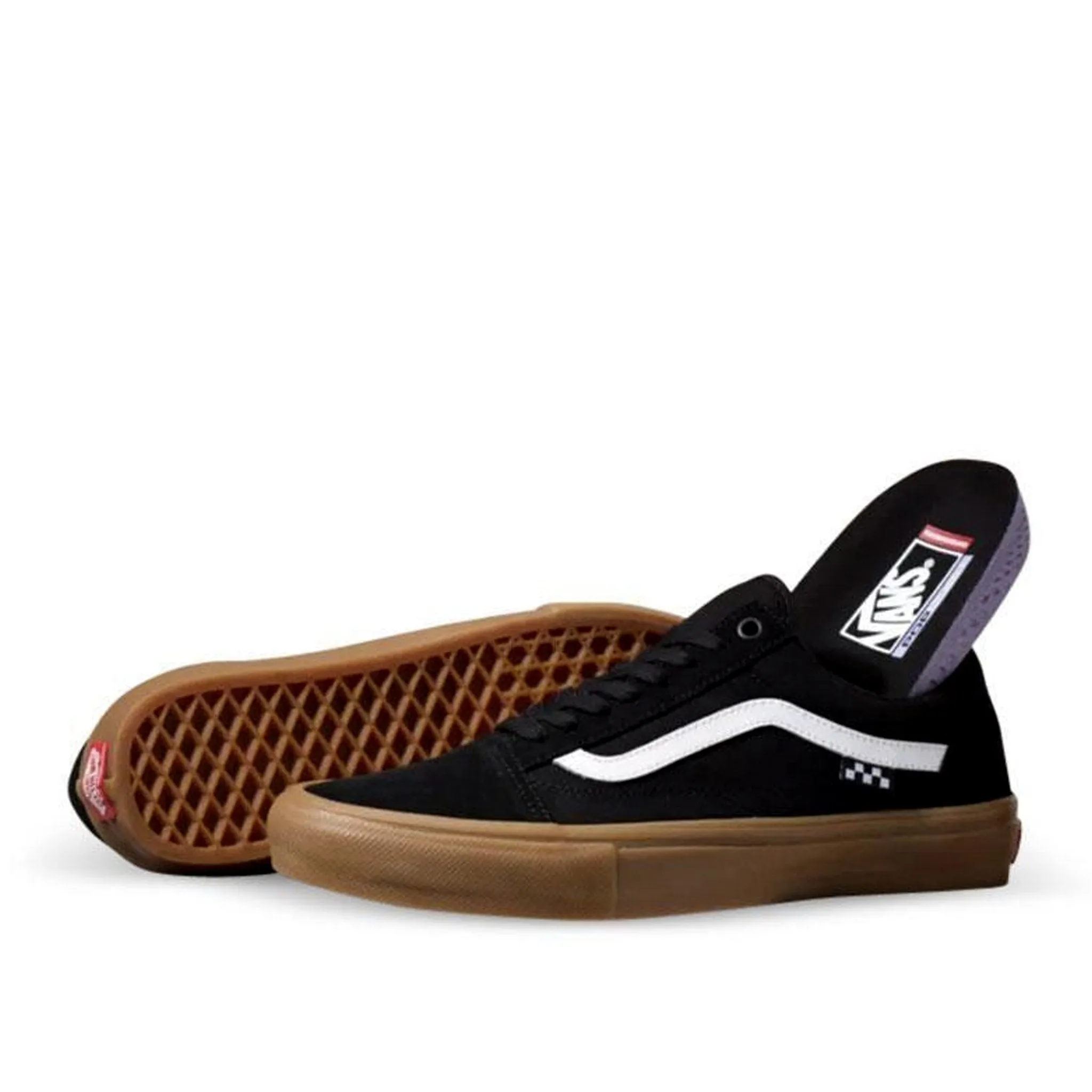 Vans Skate Old Skool Black/Gum Durable Daily Use