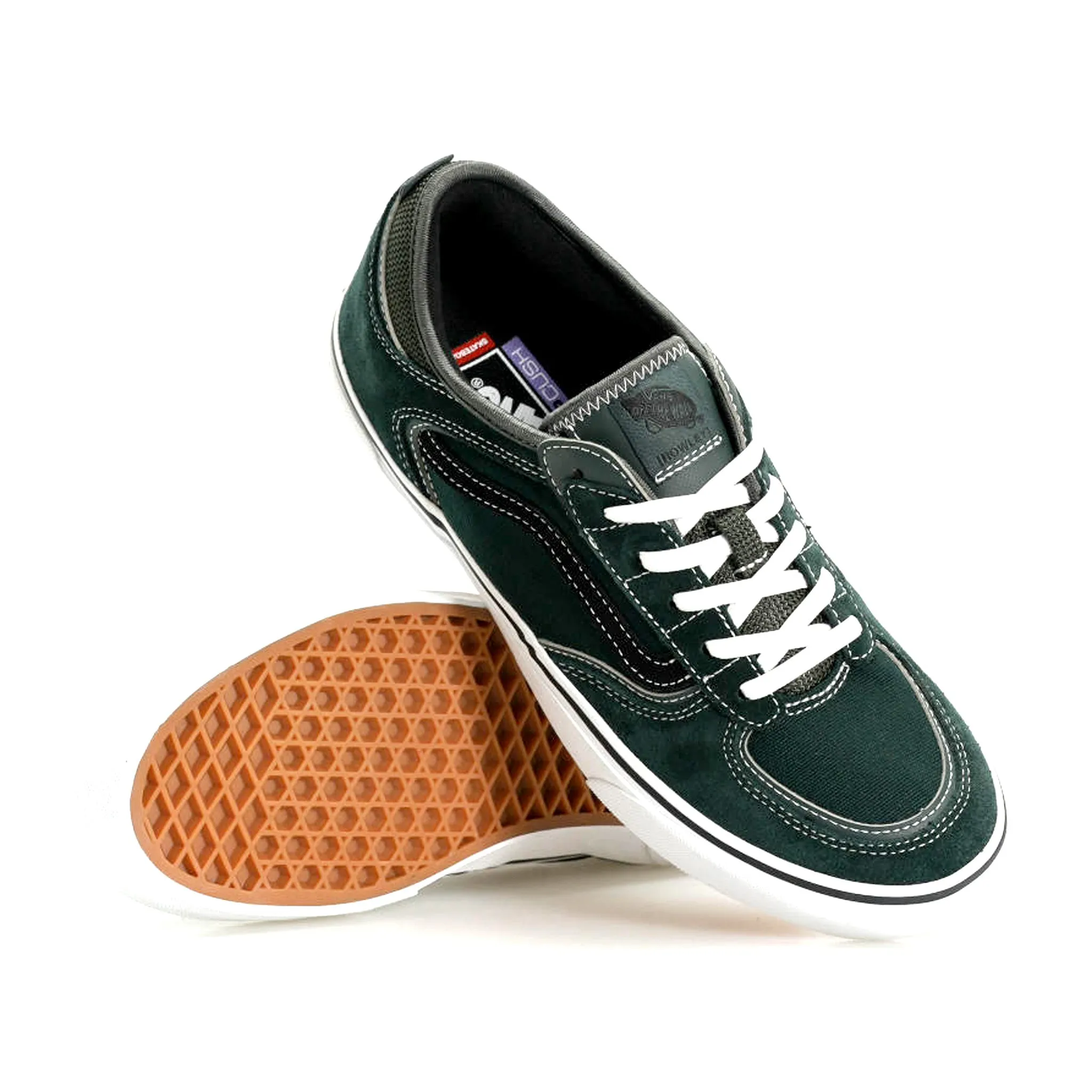 Vans Skate Rowley Shoes Dark Forest Supportive Cushion