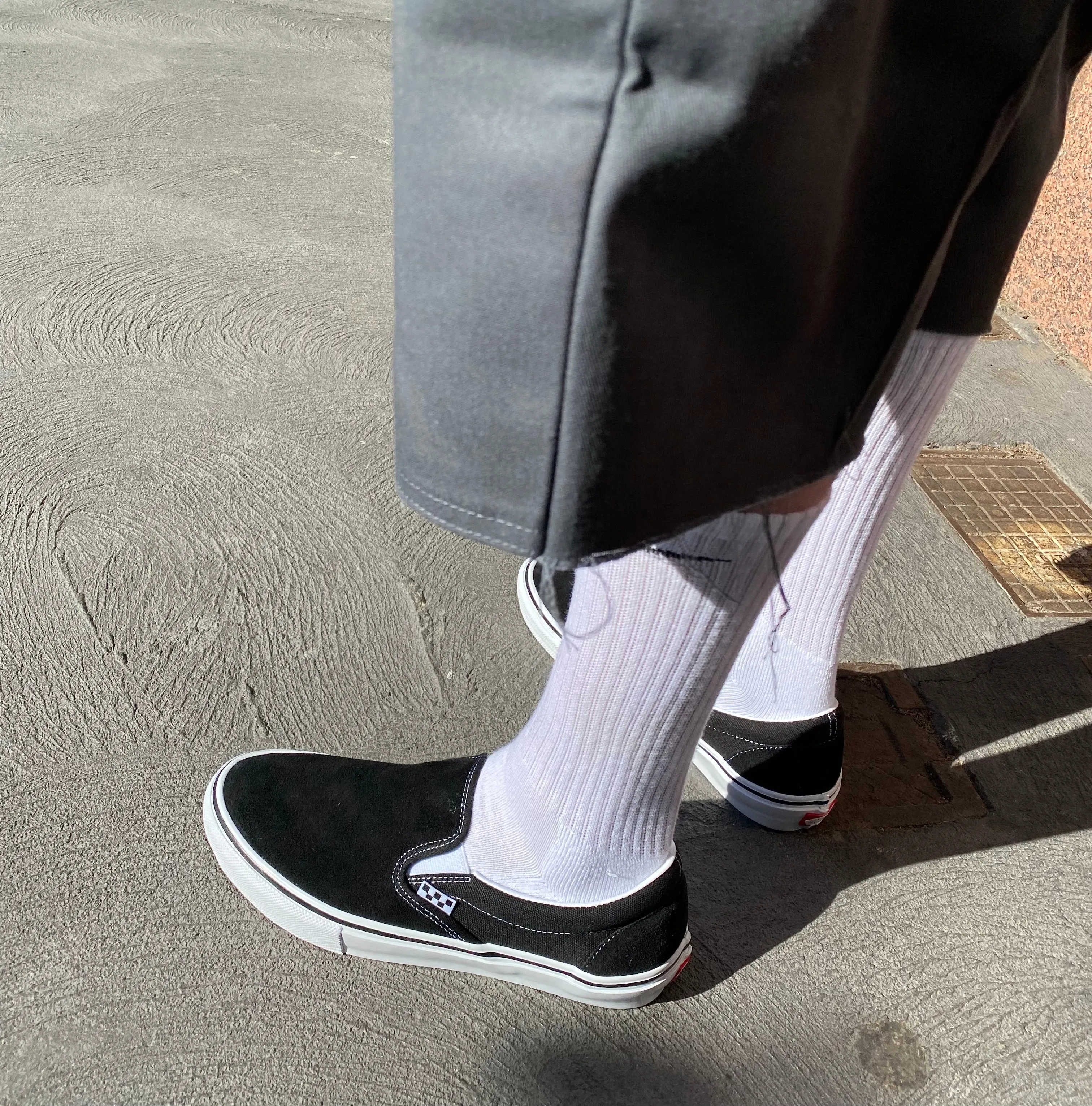 Vans Skate Slip On Pro Black/White Pressure Free Pad