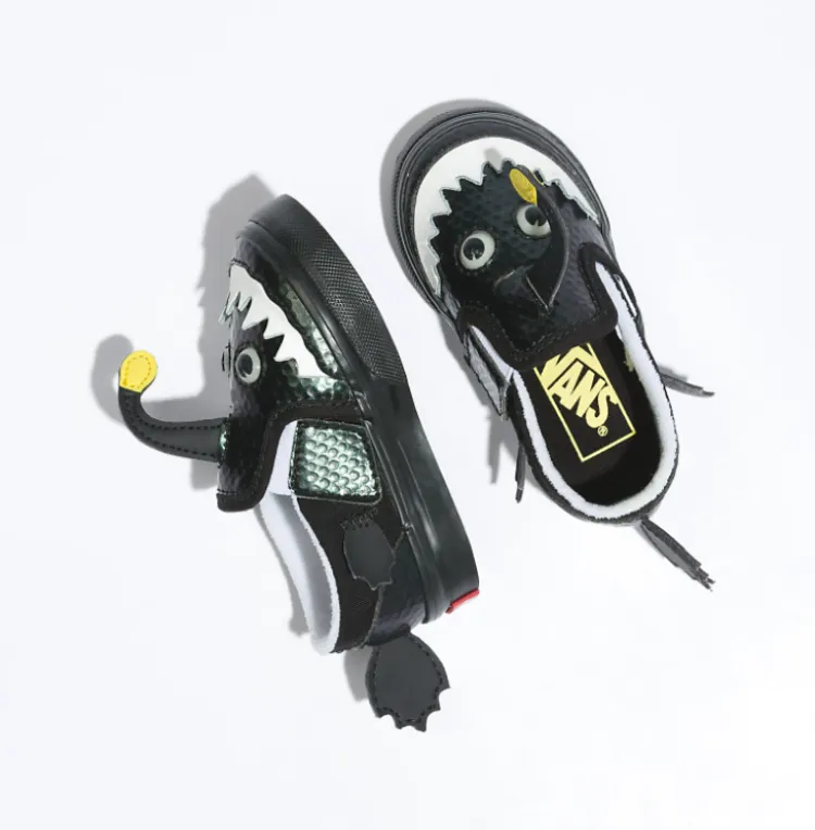 VANS Slip On V Angler Fish Toddlers (LF) Freedom Step Cushion