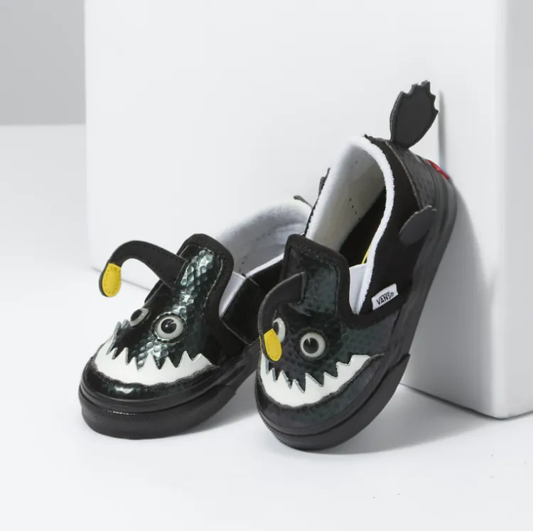 VANS Slip On V Angler Fish Toddlers (LF) Freedom Step Cushion