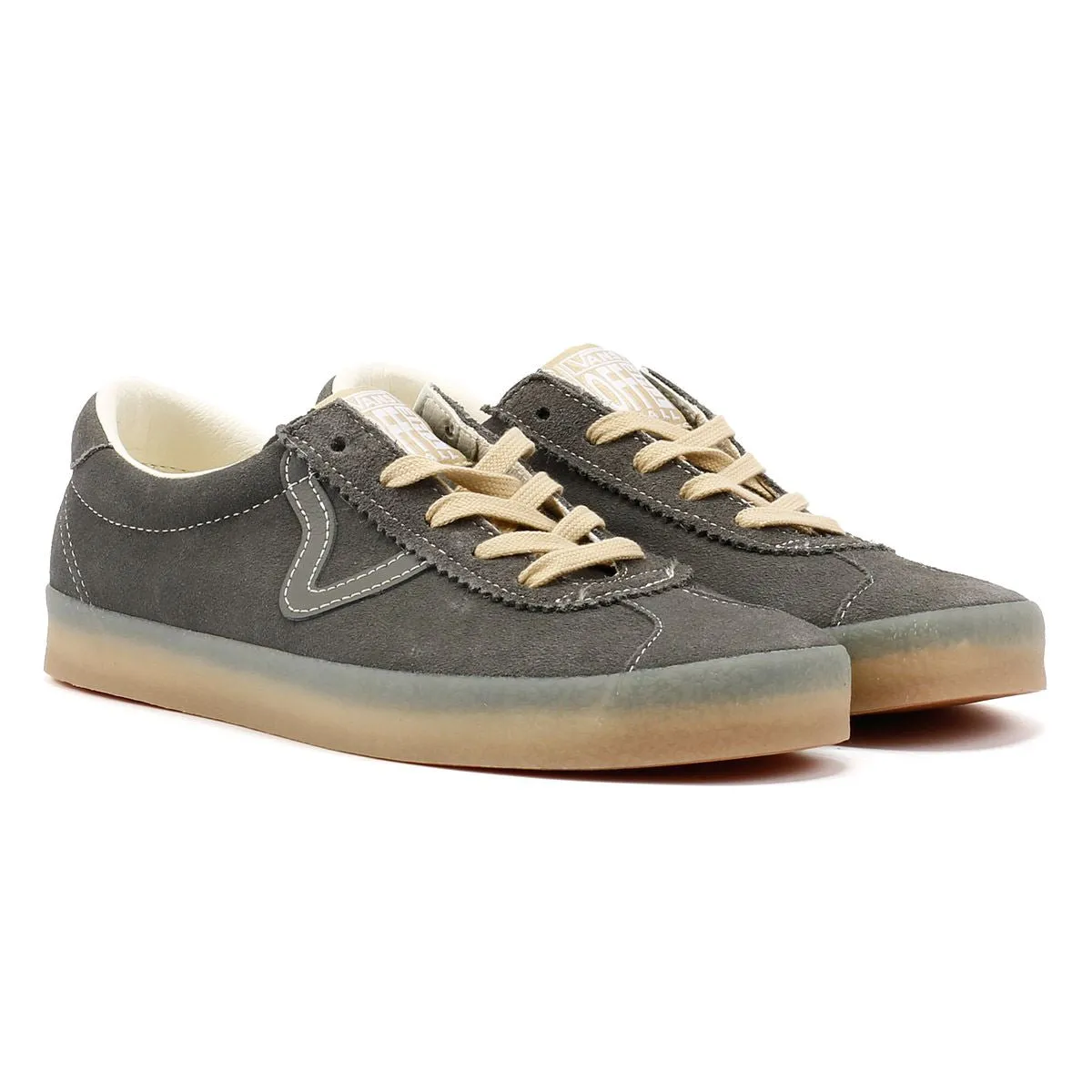 Vans Sport Low Crepe Suede Pewter Trainers Body Alignment