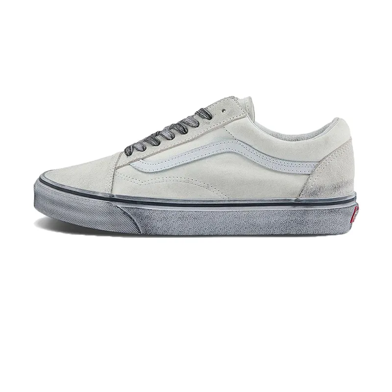 VANS - Stressed Old Skool - Stressed White/White - Unisex Durable Material