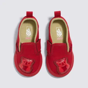 Trainer Shoes Exclusive breathability VANS X Haribo Slip On V Red Goldbear Toddler (LF)