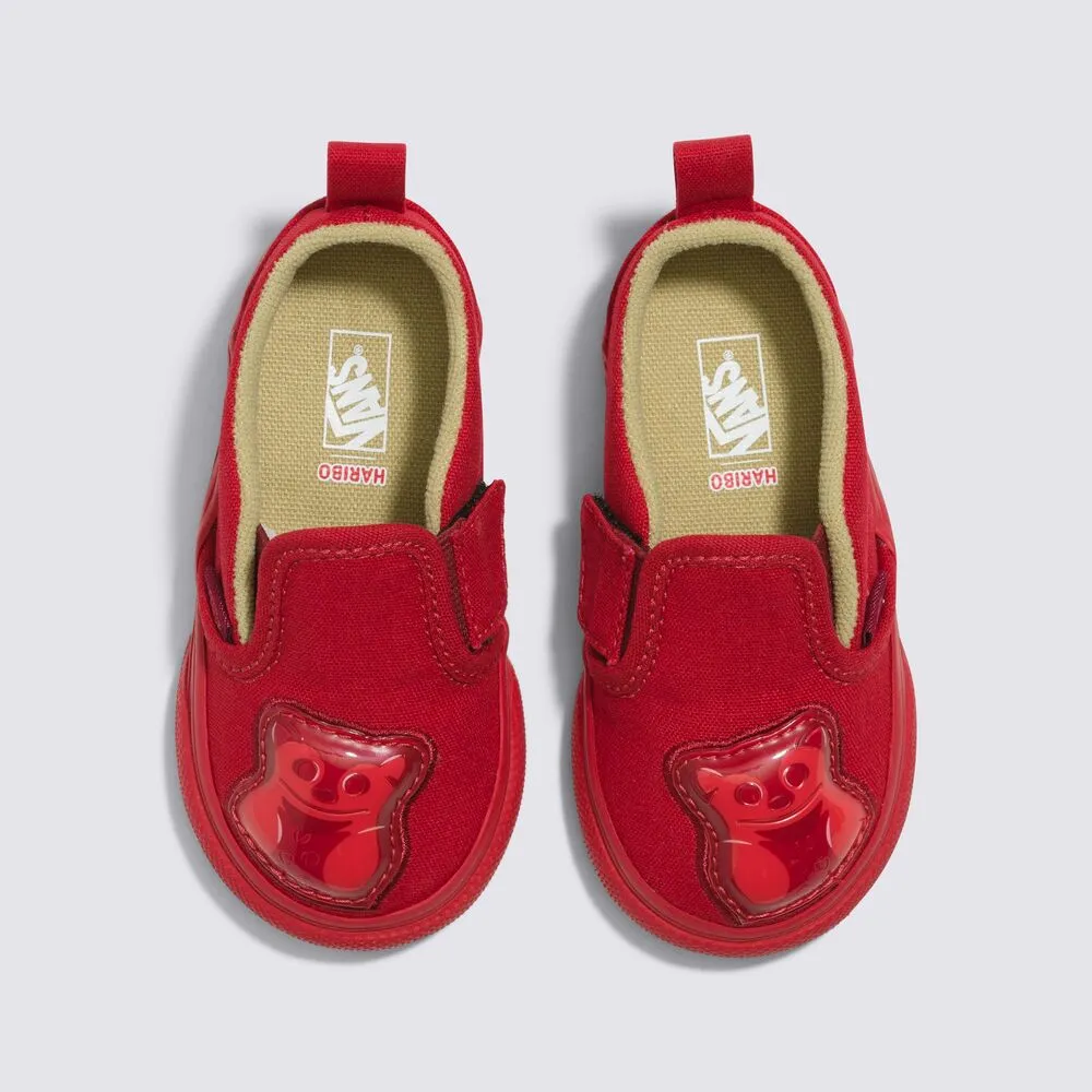 Trainer Shoes Exclusive breathability VANS X Haribo Slip On V Red Goldbear Toddler (LF)
