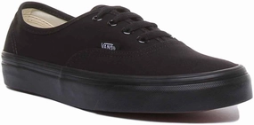 Stable Form Vans Classic Authentic In Black Black For Men