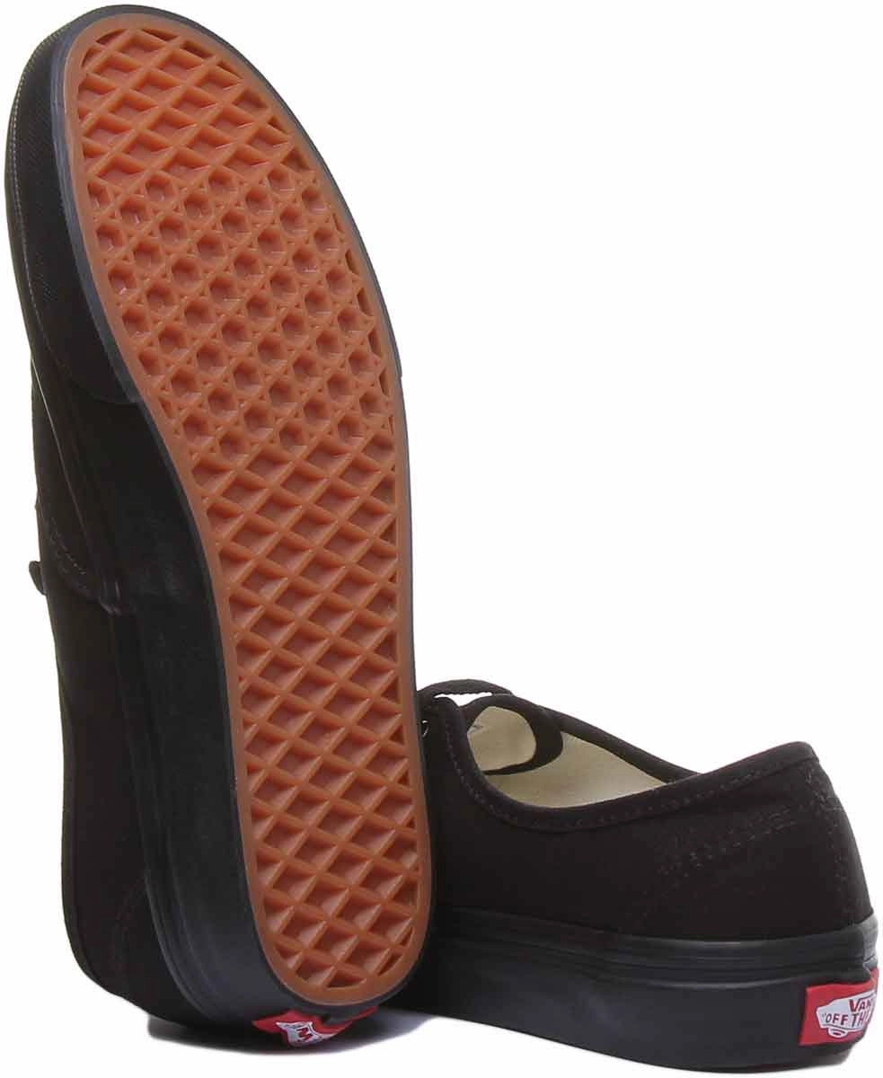 Vans Classic Authentic In Black Black For Men Impact Flex