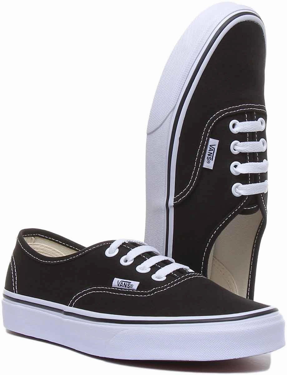 Vans Classic Authentic In Black White For Men Secure Structure