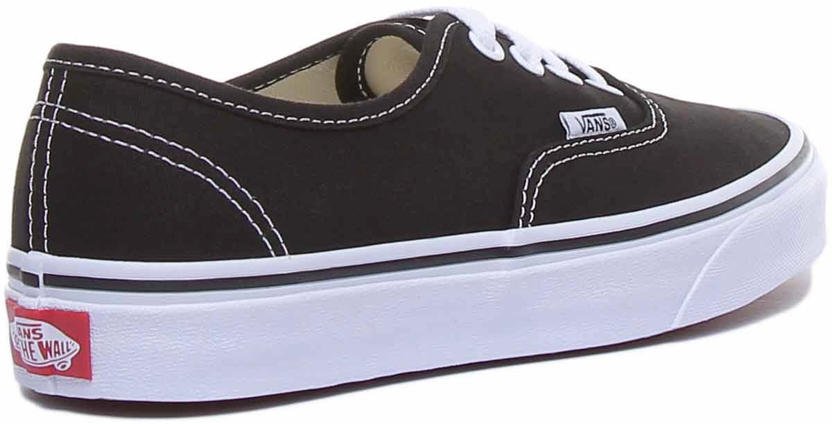 Vans Classic Authentic In Black White For Men Secure Structure