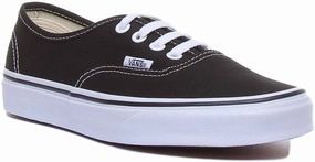Vans Classic Authentic In Black White For Men treadmill use