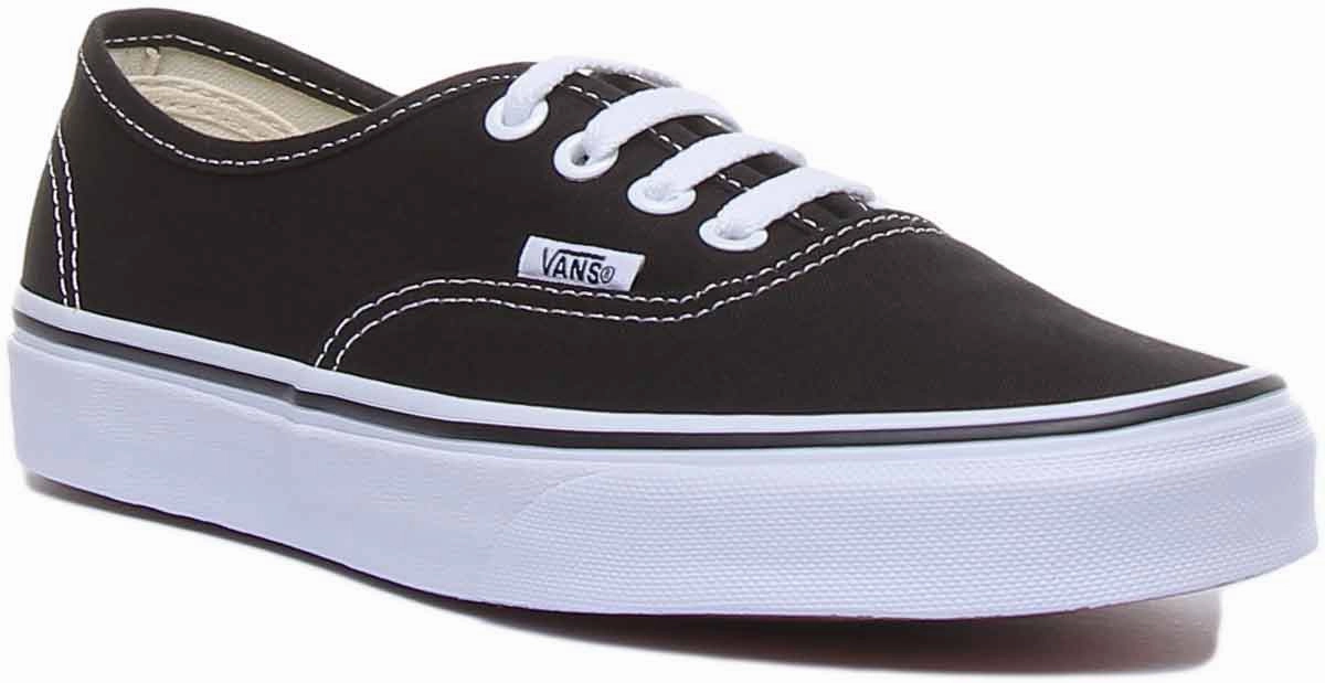 Vans Classic Authentic In Black White For Men treadmill use
