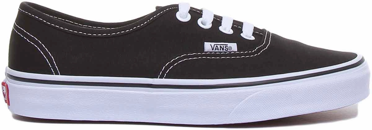 Vans Classic Authentic In Black White For Women Ankle Stability
