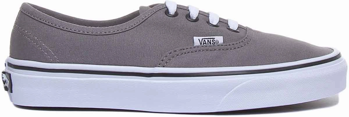 Vans Classic Authentic In Pewter For Women Smooth interior