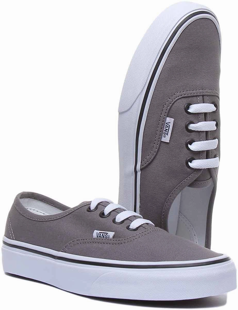 Vans Classic Authentic In Pewter For Women Smooth interior