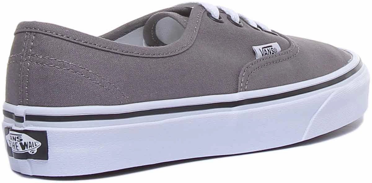 Vans Classic Authentic In Pewter For Women Smooth interior