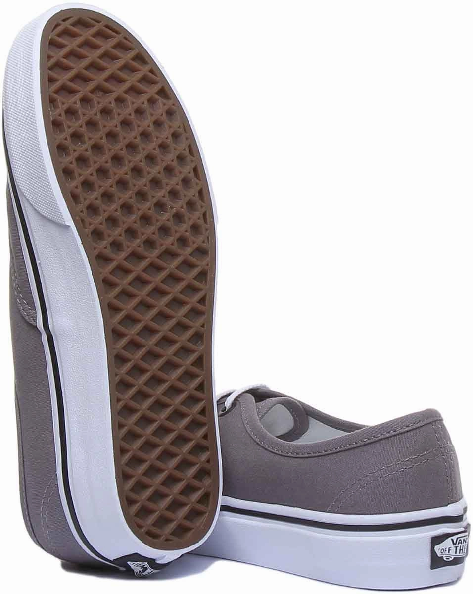 Vans Classic Authentic In Pewter For Women Smooth interior