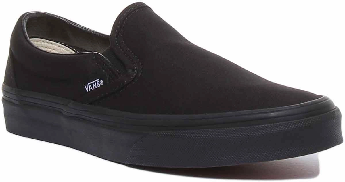 Vans Classic Classic Slipon In Black Black For Men Smart Lining Stylish
